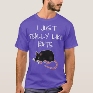 Camiseta Me Gustan Las Ratas.