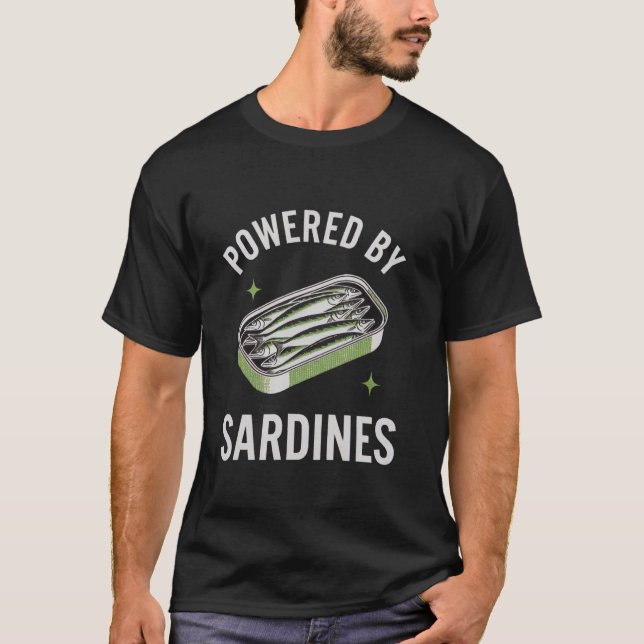 Camiseta Me Gustan Las Sardinas Con El Poder De Los Amantes (Anverso)