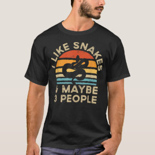 Camiseta Me Gustan Las Serpientes Y Quizá 3 Personas