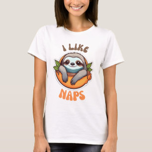 Camiseta Me gustan las siestas perezosas