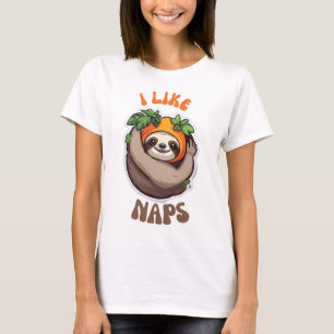 Camiseta Me gustan las siestas perezosas