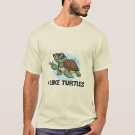 Camiseta Me gustan las tortugas