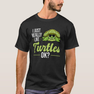 Camiseta Me Gustan Las Tortugas - La Tortuga Marítima Pullo
