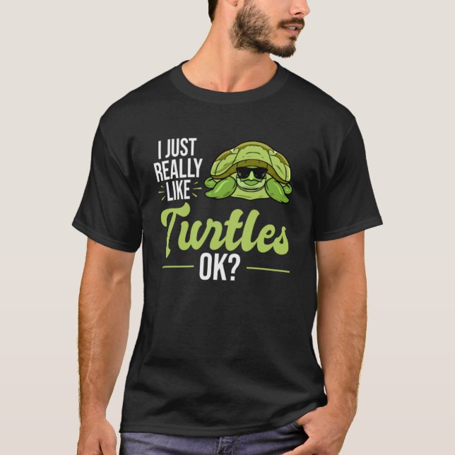 Camiseta Me Gustan Las Tortugas - La Tortuga Marítima Pullo (Anverso)