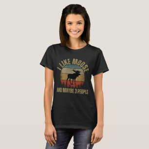 CAMISETA ME GUSTAN LOS ALCES Y QUIZÁS 3 PERSONAS