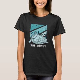 Camiseta Me gustan los animales de las tortugas Tortoise Se