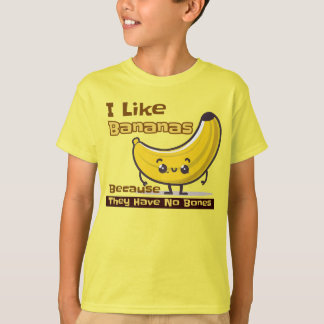 Camiseta Me Gustan Los Bananas Porque No Tienen Huesos