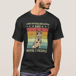 Camiseta Me gustan los bovinos australianos tal vez 3 perso