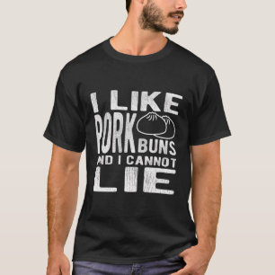 Camiseta Me Gustan Los Buns De Cerdo Bao Dim Sum Pig Bbq Ch
