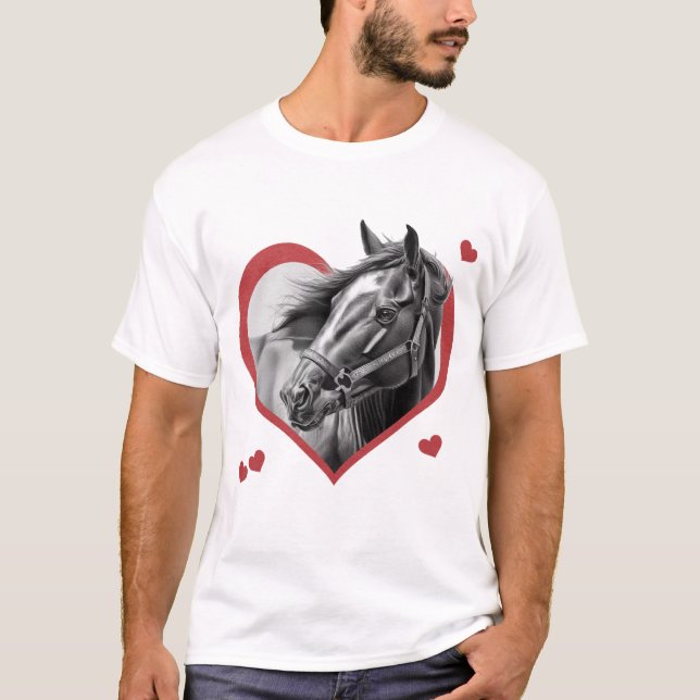 Camiseta Me gustan los caballos nuevos 2 (Anverso)