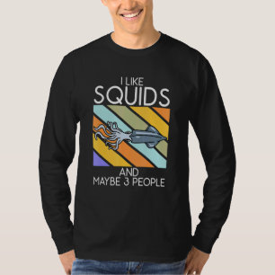 Camiseta Me Gustan Los Calamares Y Quizá 3 Personas - Octop
