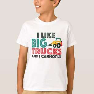 Camiseta - Me gustan los camiones grandes y no pue