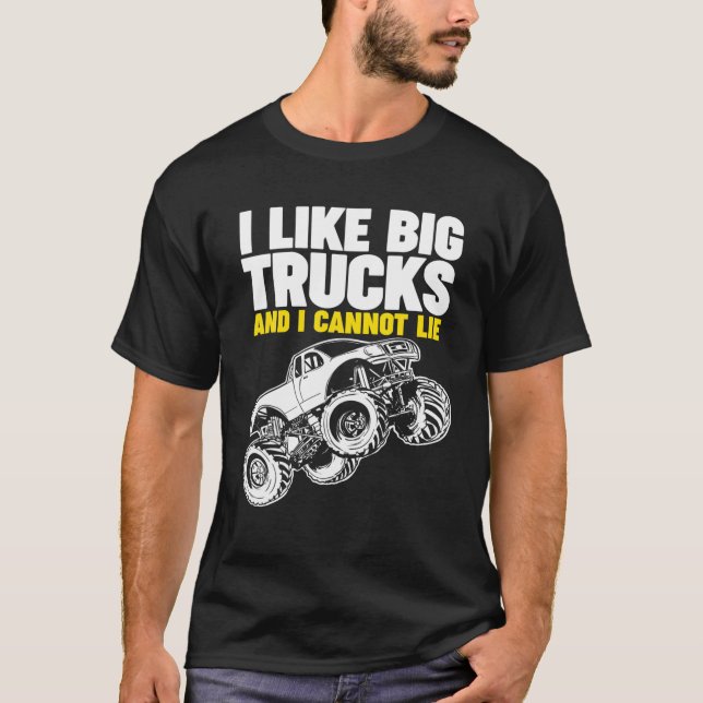 Camiseta Me Gustan Los Camiones Grandes Y No Puedo Mentir (Anverso)