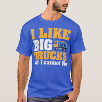 Camiseta Me gustan los camiones grandes y no puedo mentir 9