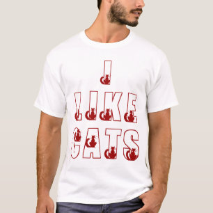 Camiseta Me Gustan Los Cats Shirt