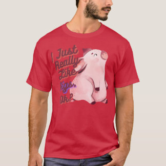 Camiseta Me Gustan Los Cerdos.