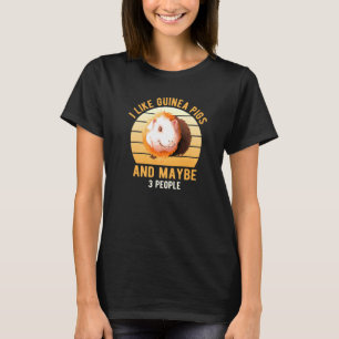 Camiseta Me Gustan Los Cerdos De Guinea Crucero Cavy Guinea