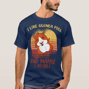 Camiseta Me gustan los cerdos de Guinea para los dueños de