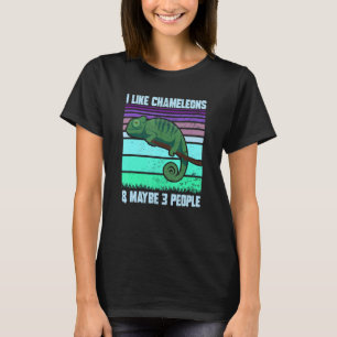 Camiseta Me Gustan Los Chameleons Quizá 3 Personas Citas Li