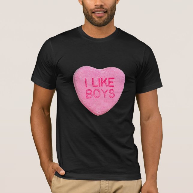 Camiseta Me gustan los chicos (Anverso)