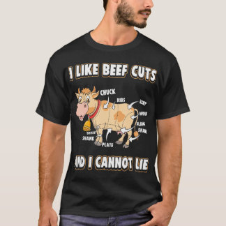 Camiseta Me Gustan Los Cortes De Carne Y No Puedo Mentir El