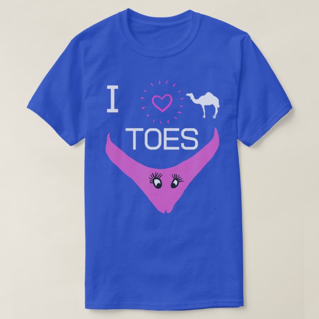 Camiseta Me gustan los dedos de los pies de los camellos (Diseño del anverso)