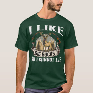 Camiseta me gustan los dólares grandes y no puedo mentir re