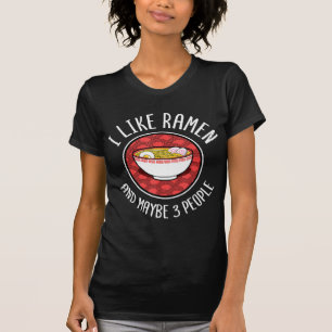 Camiseta Me Gustan Los Fideos Japoneses Ramen Anime Lover