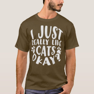 Camiseta Me Gustan Los Gatos.