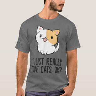 Camiseta Me Gustan Los Gatos, Ok Los Gatos De Amor. 