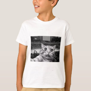 Camiseta Me gustan los gatos y el hockey tal vez 3 personas