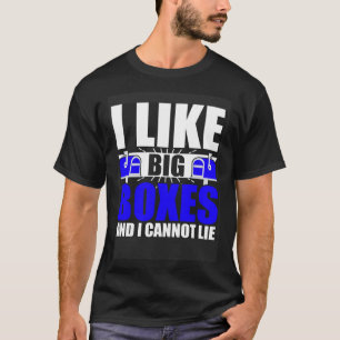 Camiseta Me Gustan Los Grandes Barcos De Postales De Trabaj