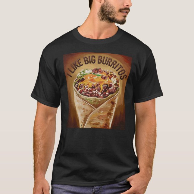 Camiseta Me Gustan Los Grandes Burritos (Anverso)