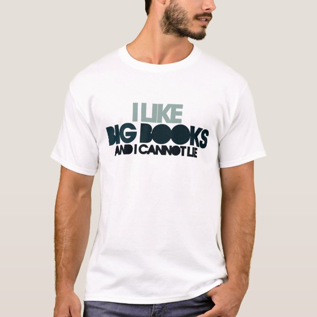 Camiseta Me Gustan Los Grandes Libros (Anverso)
