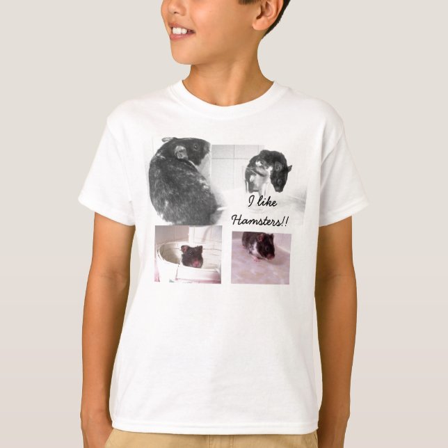 Camiseta ¡Me gustan los Hamsters! (Anverso)