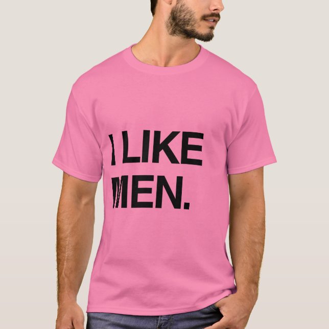 CAMISETA ME GUSTAN LOS HOMBRES (Anverso)