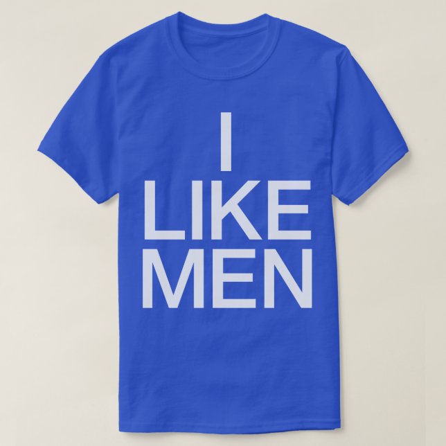 CAMISETA ME GUSTAN LOS HOMBRES (Diseño del anverso)