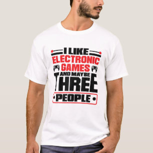 Camiseta Me Gustan Los Juegos Electrónicos Y Tal Vez La Gen