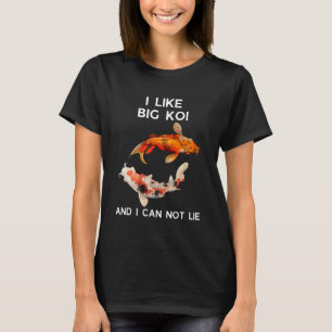 Camiseta Me gustan los koi grandes y no puedo mentir - L ko