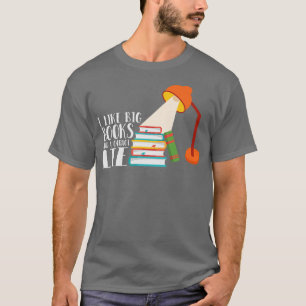 Camiseta Me gustan los libros grandes y no puedo mentir un 