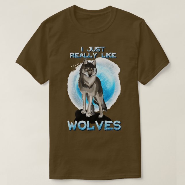 Camiseta Me Gustan Los Lobos (Diseño del anverso)