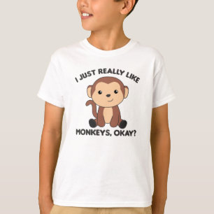 Camiseta Me Gustan Los Monos, Vale - Mono Dulce