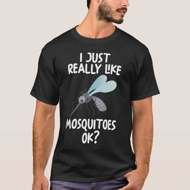 Camiseta Me Gustan Los Mosquitos Ok (Anverso)