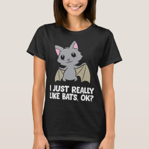 Camiseta Me Gustan Los Murciélagos, Muy Gracioso.