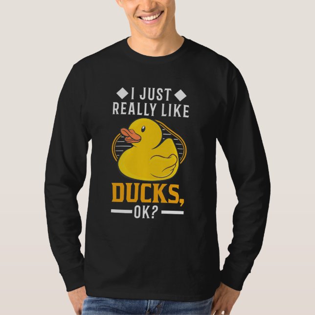 Camiseta Me Gustan Los Patos. (Anverso)