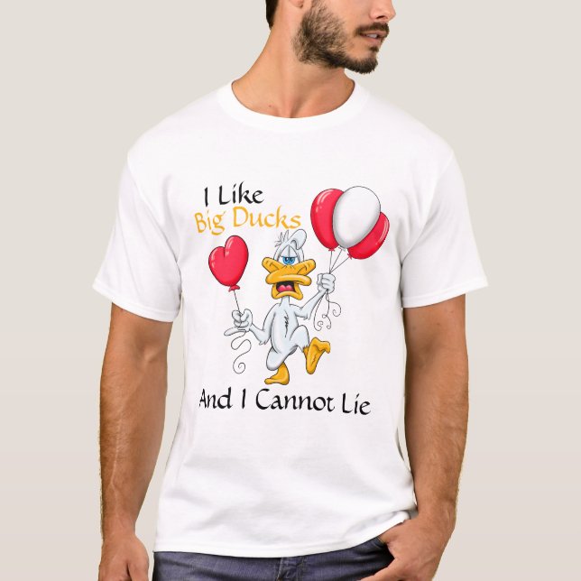 Camiseta Me Gustan Los Patos Grandes (Anverso)