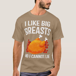 Camiseta Me Gustan Los Pechos Grandes Y No Puedo Mentir.