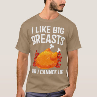 Camiseta Me Gustan Los Pechos Grandes Y No Puedo Mentir.