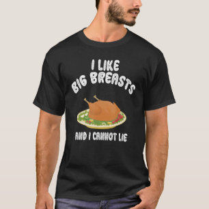Camiseta Me Gustan Los Pechos Grandes Y No Puedo Mentir El 