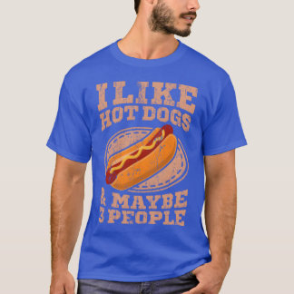 Camiseta Me gustan los perros calientes Concurso de comer P
